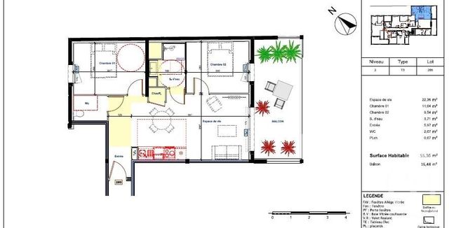 Appartement F3 à vendre - 3 pièces - 55.4 m2 - ARGELES SUR MER - 66 - LANGUEDOC-ROUSSILLON - Century 21 Côte Catalane Immobilier